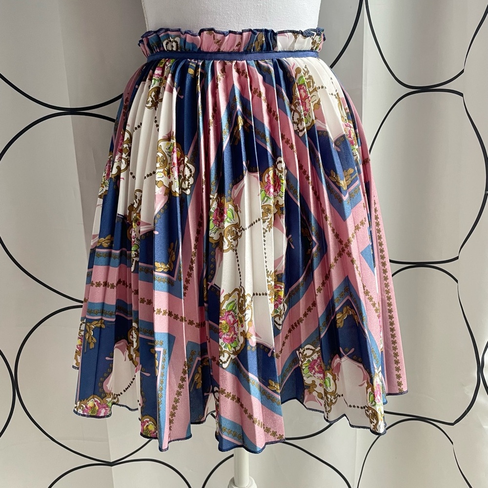 Lavand Pleated Skirt | Blue and Pink | Women’s Size S